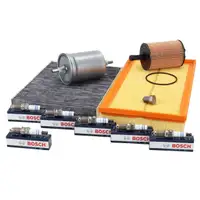Filterset Filterpaket + 6x BOSCH Z&uuml;ndkerze f&uuml;r VW Golf 4 3.2 R32 241 PS 10.2003-05.2004