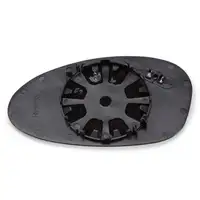JOHNS Au&szlig;enspiegel Spiegelglas beheizbar f&uuml;r BMW 1er E81 E87 3er E90 rechts 51167145268