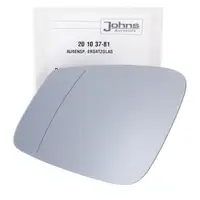 JOHNS Exterior Mirror Glass for BMW F20, F30/31, F32/36, F10/11, X1, F48 (Left) 51167284999