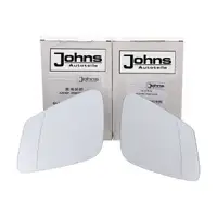 2x JOHNS ASPH&Auml;RISCH BEHEIZT Spiegelglas f&uuml;r BMW F20/21 F22/23 F30-34 F32-36 F10/11 X1