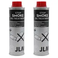 2x 250ml JLM J04831 Stop Smoke Oil Treatment Motor&ouml;labdichter Ru&szlig;stop