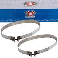 2x JP GROUP Auspuffschelle Spannband Schalld&auml;mpfer f&uuml;r PORSCHE 993 99311111907