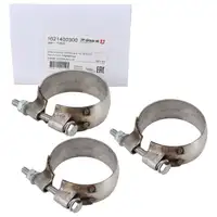 3x JP GROUP Auspuffschelle Spannband Schalld&auml;mpfer f&uuml;r PORSCHE 964 3.6 Carrera 96411133600