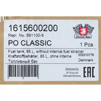 JP Kraftstofftank Benzintank f&uuml;r PORSCHE 911 2.7 3.0 3.2 3.3 Carrera / Turbo 93020101005