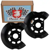 2x JP GROUP Spritzblech Bremsscheibe f&uuml;r PORSCHE 911 1968-89 914 vorne 90135180117