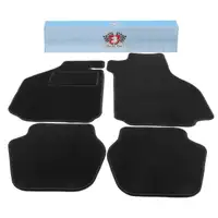 JP GROUP Veloursmatten Textilmatten Fu&szlig;matten f&uuml;r PORSCHE 911 Cabrio / Taraga 73-90 4-tlg