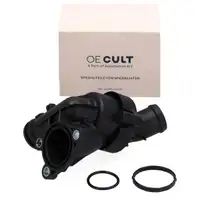 OE-Cult Thermostat Housing + Gasket for VW Polo 5, Audi A1, SEAT Ibiza 4 1.4 TDI 04B121111C