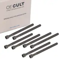 8x OE-Cult Zylinderkopfschraube M6x88 f&uuml;r AUDI SEAT SKODA VW 2.0 TDI 03G103385A