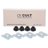 4x OE-Cult Verst&auml;rkungsblech + Stopfen Wagenheberaufnahme f&uuml;r MERCEDES E-Klasse W124 S124