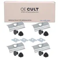 4x OE-Cult Reparaturblech Schweller + Stopfen Wagenheberaufnahme f&uuml;r MERCEDES W124 S124