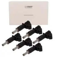 6x OE-Cult Einspritzventil f&uuml;r BMW E81-E88 E90-E93 E60/61 F10/11 X1 X3 X5 N52 13537531634
