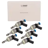 6x OE-Cult Einspritzventil f&uuml;r AUDI A4 B8 A5 8T 8F A6 C7 A7 4G A8 Q7 3.0 TFSI 06C906036J