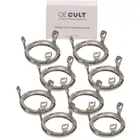 8x OE-Cult W&auml;rmeschutzscheibe Einspritzd&uuml;se f&uuml;r BMW F10/11 F12/13 X5 N63 S63 13537564751