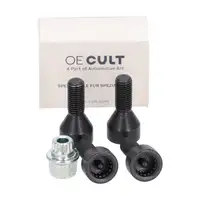 OE-Cult Felgenschloss Satz M12x1,5mm f&uuml;r BMW E81-88 E46 E90-93 E60/61 Z4 E85 36136786419