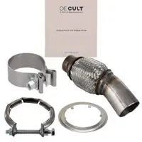 OE-Cult Flexrohr Rep-Satz Diesel-Partieklfilter DPF KAT f&uuml;r BMW 2.0d N47 AUSPUFF