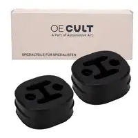 2x OE-Cult Halter Auspuff Schalld&auml;mpfer f&uuml;r AUDI SEAT SKODA VW 8D0253147E
