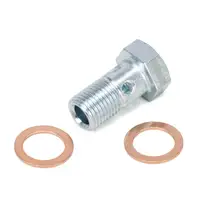 febi VORLAUF &Ouml;lleitung + 2x Hohlschraube f&uuml;r BMW E90-93 E60/61 E65-67 X3 E83 X5 E70 X6 M57