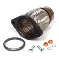 OE-Cult Reparaturrohr Katalysator f&uuml;r BMW E81 E87 E88 3er E90-93 316-320i N43 N45 vorne