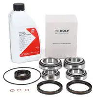 Reparatursatz Hinterachsdifferential HAA350 HAA450 + 1L febi Öl für VW Golf 5 Passat B6 A3