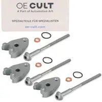 3x OE-Cult Mount + Screw for Fuel Injector for VW Polo 5 and SKODA Fabia 2 1.2 TDI 03P130216