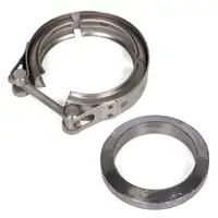 Rohrverbinder + ORIGINAL Dichtung Abgasrohr f&uuml;r VW Multivan Transporter T5 1.9-2.5 TDI