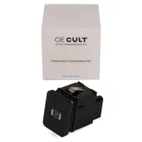 OE-Cult Schalter Feststellbremse Parkbremse Schwarz f&uuml;r VW PASSAT B6 3C 3C0927225C REH