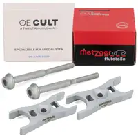2x METZGER Halter + Schraube Einspritzd&uuml;se f&uuml;r VW Golf 6 Passat B7 Tiguan Touran 2.0 TDI