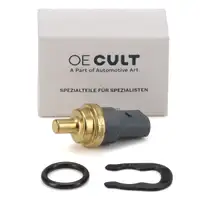 OE-Cult Temperaturgeber + Dichtring + Feder f&uuml;r VW Golf 4 5 6 Passat B5 B6 Polo 06A919501A