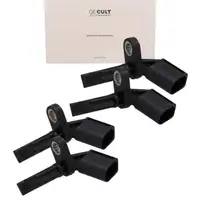 4x OE-Cult ABS Sensor Raddrehzahl f&uuml;r AUDI A4 B8 A5 A6 C6 C7 A7 A8 Q5 R8 vorne + hinten