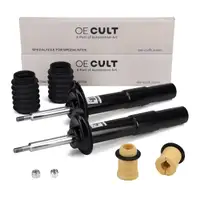2x OE-Cult Gasdruck Sto&szlig;d&auml;mpfer + Staubschutz f&uuml;r BMW 5er E60 E61 520-550i 520-535d vorne