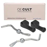 2x OE-Cult Griff + Metallhebel Au&szlig;enspiegel f&uuml;r MERCEDES 190 W201 W124 S124 links + rechts
