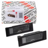 2x OLSA Kennzeichenleuchte f&uuml;r ALFA ROMEO 156 bis 02.2003 FIAT Multipla hinten 46408006