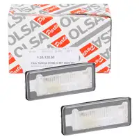 2x OLSA 1.05.120.00 Kennzeichenleuchte Nummernschildbeleuchtung + Glühlampe für FIAT Doblo