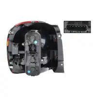 OLSA 1.04.186.00 Heckleuchte + Lampentr&auml;ger Chrom f&uuml;r FIAT 500X bis MJ 2018 hinten rechts