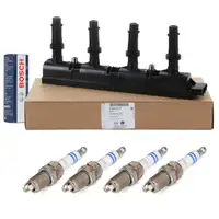 ORIGINAL GM Z&uuml;ndmodul + 4x BOSCH Z&uuml;ndkerze f&uuml;r CHEVROLET Aveo Cruze 1.2 1.4 Trax 1.8