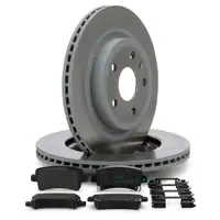 ORIGINAL OPEL Brake Discs + Brake Pads Insignia A POC J61/61/64 Rear 1680581680