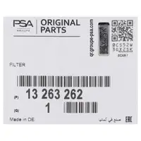 ORIGINAL PSA OPEL Kraftstofffilter Astra J Insignia A Meriva B C 1.3-2.0 CDTI 13263262