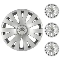 4x ORIGINAL CITROEN Radkappe Radblende 15 Zoll Silber FEROE Berlingo B9 98136143VV