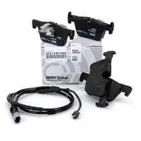 ORIGINAL Bremsbeläge + Warnsensor für BMW F20/21 F22/23 F30-34 ohne M-Technik hinten