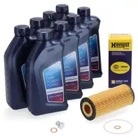 8L ORIGINAL 5W30 Motor&ouml;l + HENGST &Ouml;lfilter f&uuml;r BMW E46 E90-93 E60/61 E63/64 E65 X3 X5 M57
