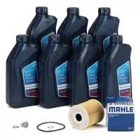 7L ORIGINAL 5W30 Motor&ouml;l + MAHLE &Ouml;lfilter f&uuml;r BMW E46 330d E39 525d 530d E38 730d X5 M57