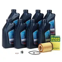 8L ORIGINAL 5W30 Motor&ouml;l + MANN &Ouml;lfilter f&uuml;r BMW E60 E61 545i E63 E64 645Ci E65-67 X5 N62