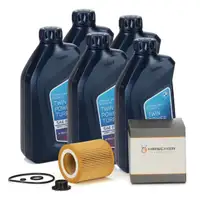 5L ORIGINAL Motor&ouml;l &Ouml;l TWIN POWER TURBO 0W20 + HIRSCHER &Ouml;lfilter f&uuml;r BMW 1er 2er 3er N20