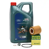 5L CASTROL MAGNATEC DIESEL 0W-20 Motor&ouml;l + MANN &Ouml;lfilter f&uuml;r FORD Focus 4 1.5 EcoBlue