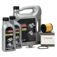 7L ORIGINAL MOTORCRAFT 5W30 A5 Motoröl + HIRSCHER Ölfilter für FORD Tourneo 2.2 TDCi