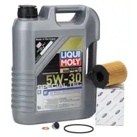 5L LIQUI MOLY 5W-30 + ORIGINAL &Ouml;lfilter f&uuml;r FORD B-/C-Max Fiesta Focus 1.4/1.5/1.6 TDCi