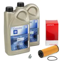 4L ORIGINAL 5W-30 Dexos2 Motor&ouml;l + HERTH+BUSS &Ouml;lfilter f&uuml;r OPEL Corsa E 1.4 mit Automatik