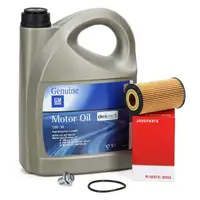 5L ORIGINAL 5W30 dexos2 Motor&ouml;l + HERTH+BUSS &Ouml;lfilter f&uuml;r OPEL Astra J K Zafira C 1.6 CDTi