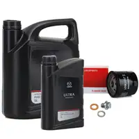 6L 6 Liter ORIGINAL Motor&ouml;l &Ouml;L ULTRA 5W30 + H+B &Ouml;lfilter f&uuml;r MAZDA 2 3 6 MPV 2 MX-5 3