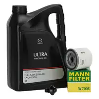 5L ORIGINAL ULTRA 5W30 FUEL SAVE Motor&ouml;l + MANN &Ouml;lfilter f&uuml;r FORD MAZDA VOLVO 1.2 1.4 1.6
